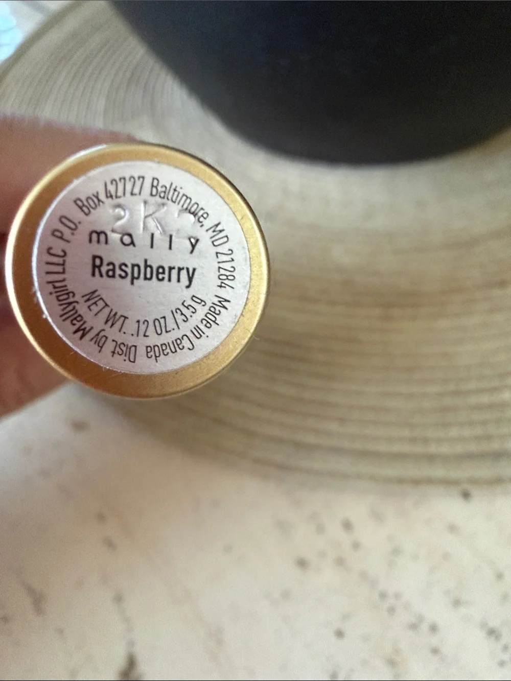 Mally Beauty Raspberry Rose Pink Shimmer Lip Gloss